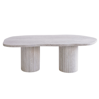 TABLE BASSE TRAVERTIN OLYMPE