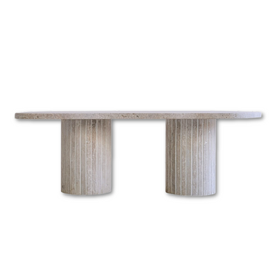 TABLE BASSE TRAVERTIN OLYMPE