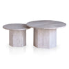 TABLE BASSE DUO TRAVERTIN MIRA