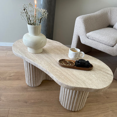 TABLE BASSE TRAVERTIN BARBARA