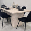 TABLE A MANGER TRAVERTIN EDEN