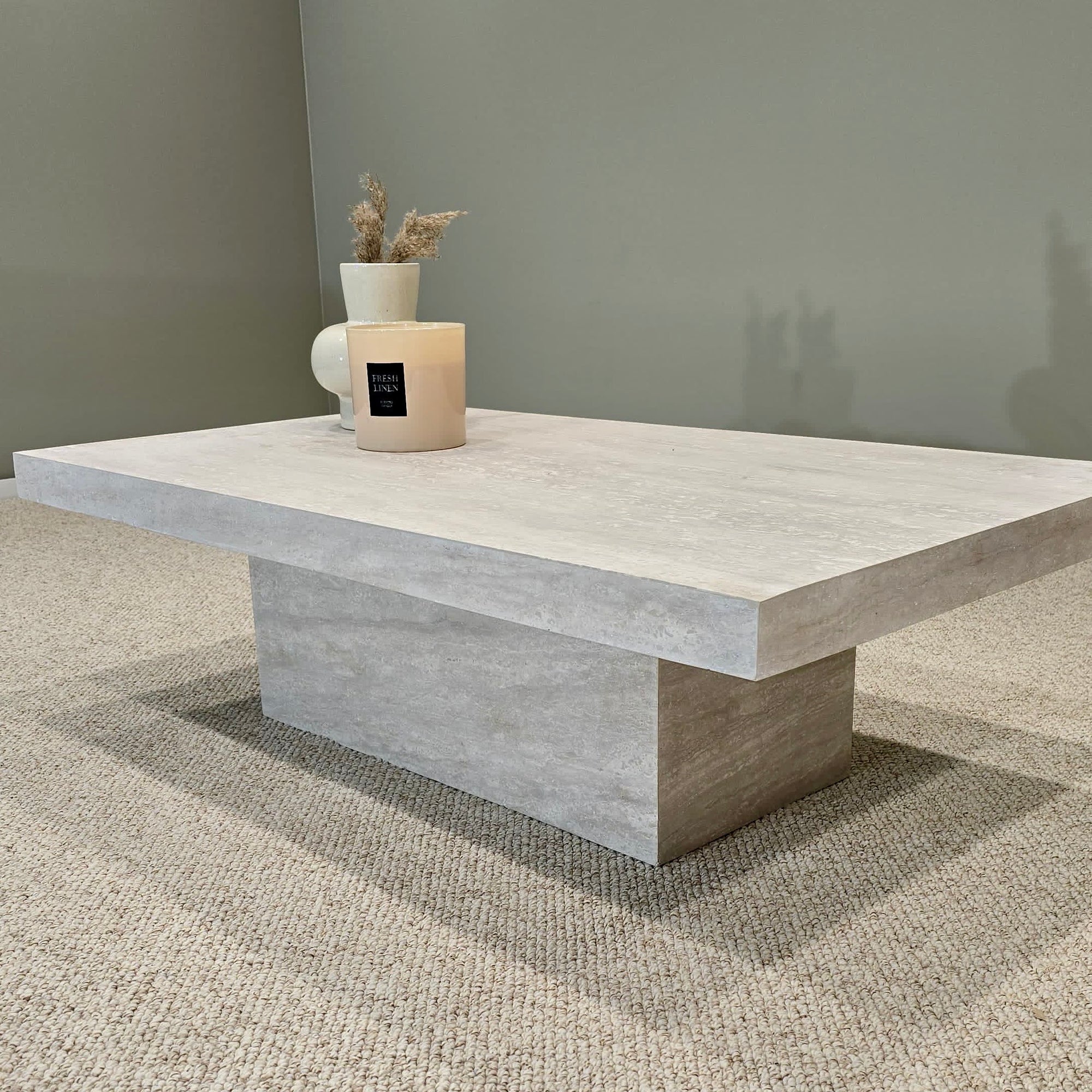 TABLE BASSE TRAVERTIN ANASTASIA
