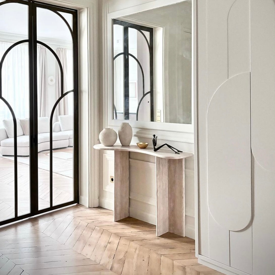 CONSOLE TRAVERTIN ROMANE